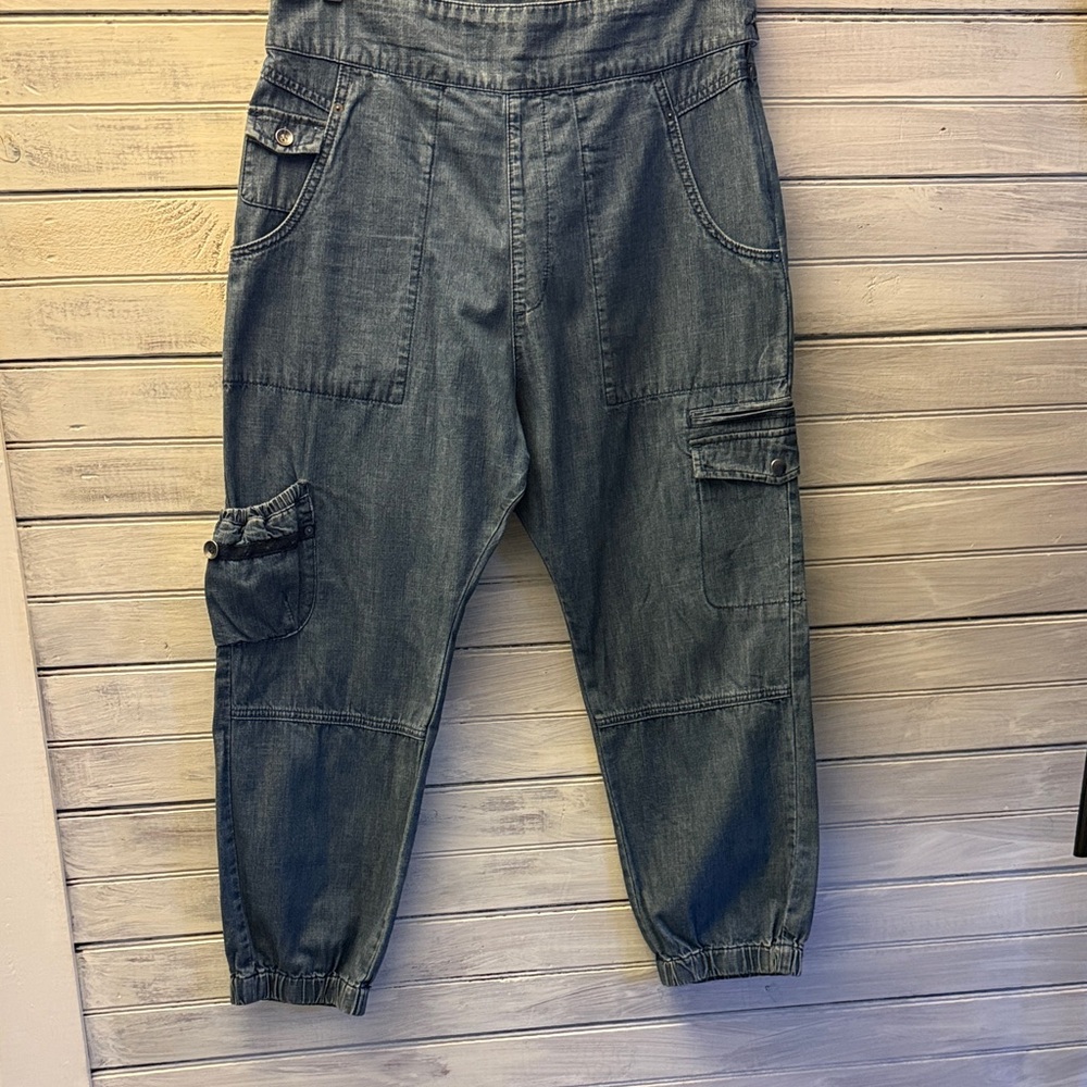 Casual Denim Cargo Pants